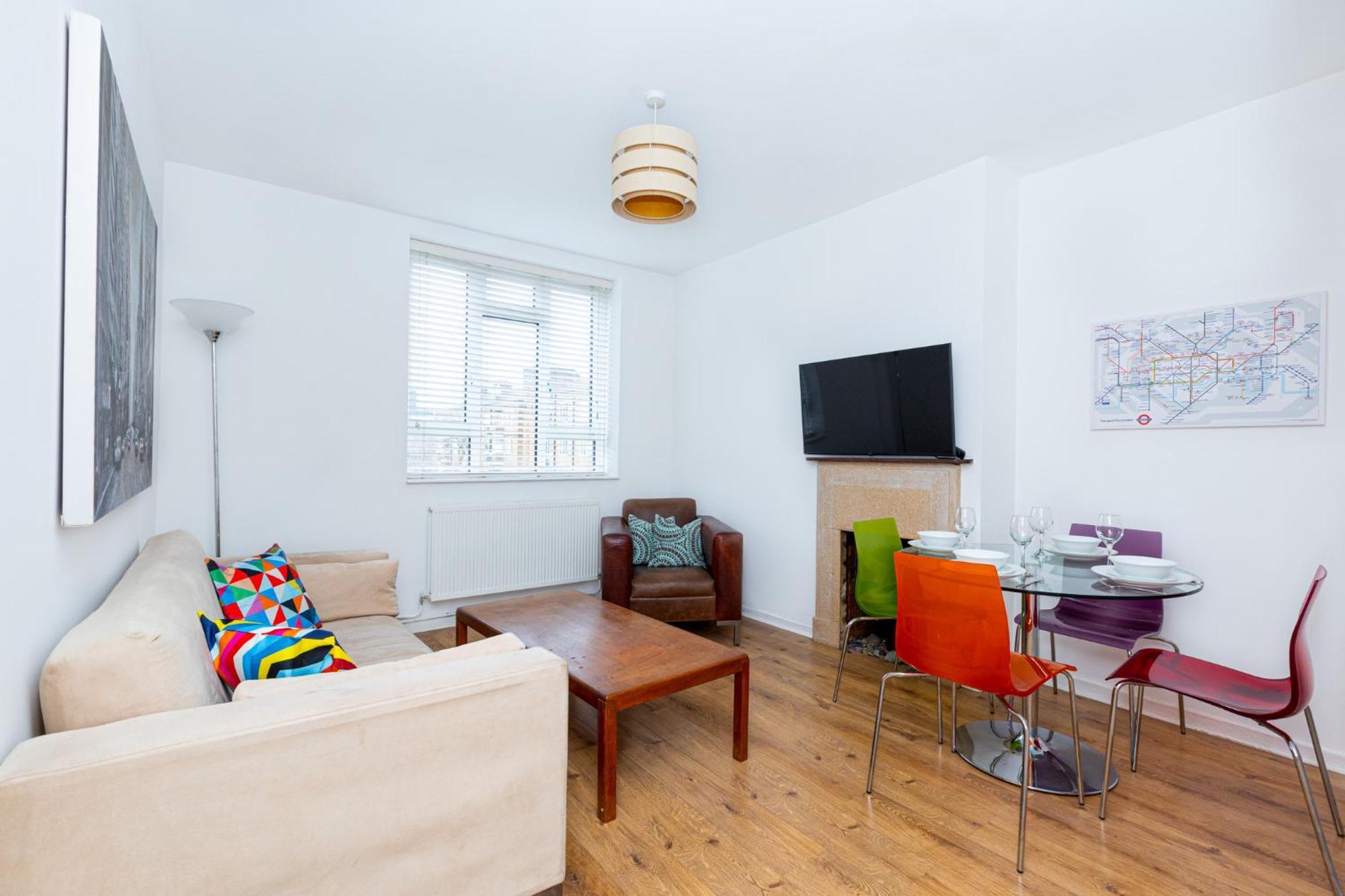 Bright Modern 1 Bedroom Flat, 5 Min To Vauxhall St Londra Esterno foto