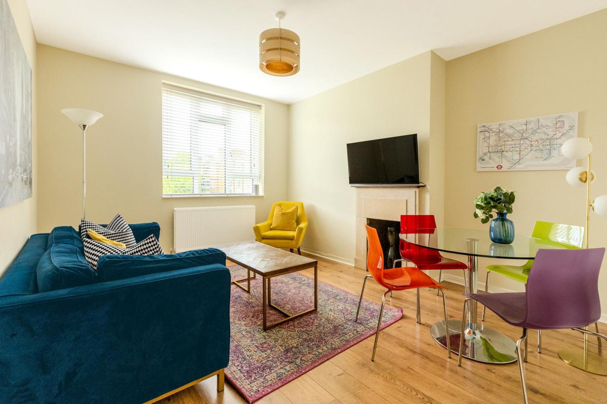 Bright Modern 1 Bedroom Flat, 5 Min To Vauxhall St Londra Esterno foto