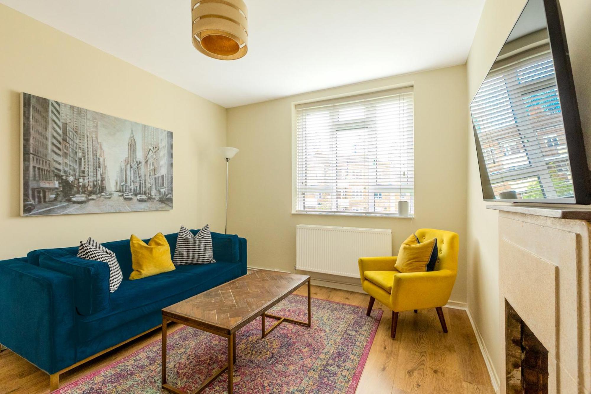 Bright Modern 1 Bedroom Flat, 5 Min To Vauxhall St Londra Esterno foto